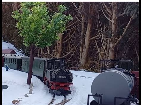 Winterbetrieb S Chsische Schmalspurbahn Lgb Gartenbahn Spur G Youtube