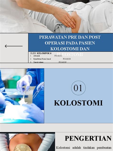 Perawatan Pre Dan Post Operasi Pada Pasien Kolostomi Dan Ileostomi Pdf