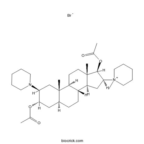 Vecuronium Bromide | CAS:50700-72-6 | Nonpolarizing neuromuscular relaxant | High Purity ...