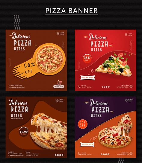 Social Media Post Pizza Banner Food Post Images Behance