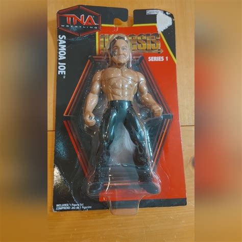 Tna Toys New 20 Tnaimpact Wrestling Jakks Pacific Genesis Series 1 Samoa Joe Poshmark