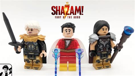 LEGO Shazam Fury Of The Gods Custom Minifigures Shazam Hespera And