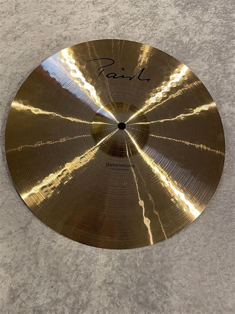 N O S Paiste Dimensions Thin Crash Cymbal G Reverb Australia