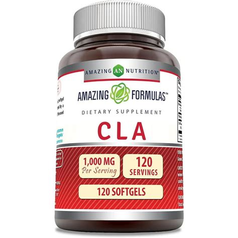 Amazing Formulas Cla 1000mg 120 Softgels Supplements Conjugated