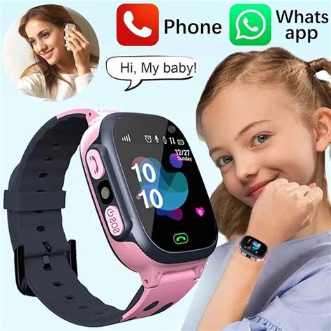 Q Smartwatch Rel Gio Inteligente Para Crian As Sos Telef Nico G Sim