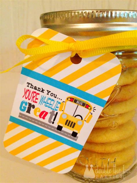 Free Printables: School Bus Driver Appreciation