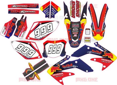 Honda Crf 250 2004 2009 Crf 450 2005 2008 Decals Set Mxgone Best