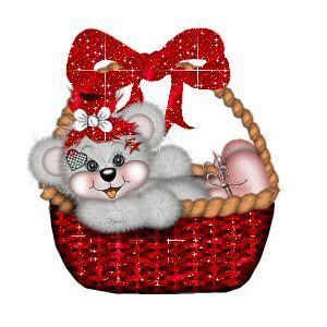 Creddy In A Basket Beanie Baby Bears Teddy Bear Girl Cute Teddy Bears