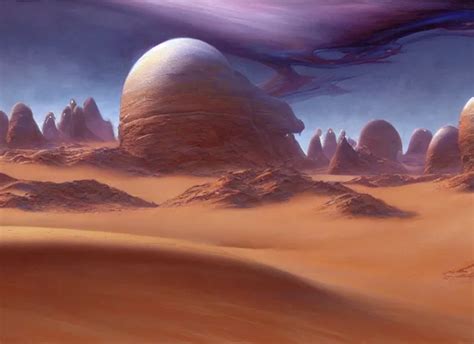 The Grand Landscapes Of Dune Arrakis Fantasy Art By Stable Diffusion