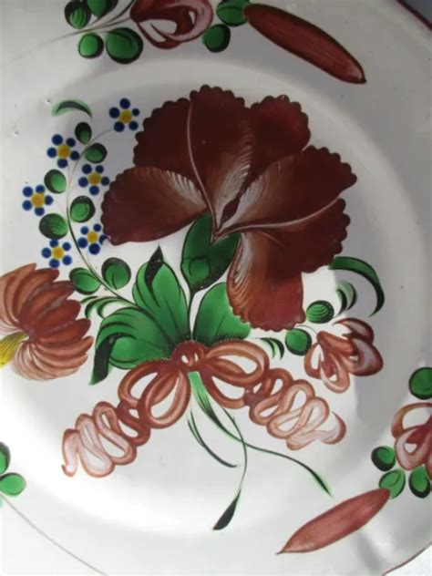 Assiette Ancienne Faience De L Est Luneville Les Islettes Xviii