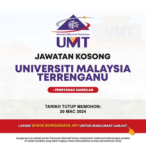 Jawatan Kosong Umt Mac Pensyarah Sambilan Universiti Malaysia