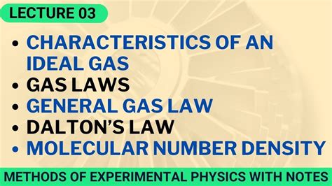 Ideal Gas Boyle Mariotte Law General Gas Law Avogadros Law