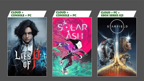 Xbox Game Pass September Games Include Starfield Lies Of P