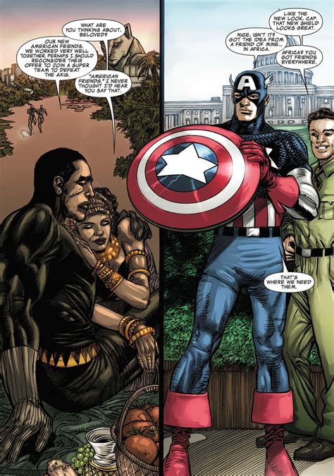 Black Panther And Captain Americas Shared History Marvel