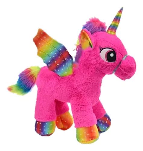 Unicornio Peluche Grande Con Alas Super Tierno Y Muy Suave Env O Gratis