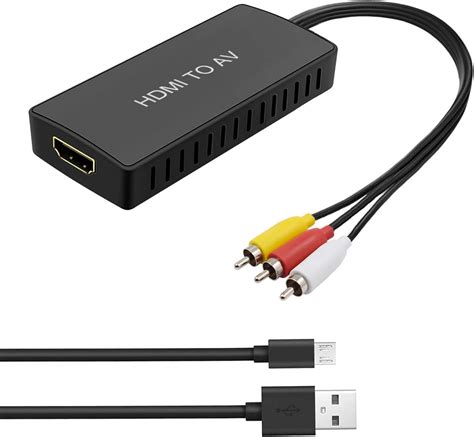 Hdmi To Av Converter Hdmi To Video Audio Adapter Supports Palntsc