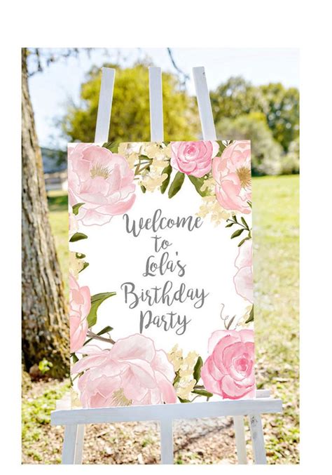 Birthday Welcome Sign Welcome to Birthday Sign Welcome to - Etsy | First birthday sign, Birthday ...