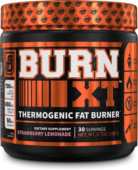 Burn-XT Thermogenic Fat Burner Powder - Weight Loss Supplement, Appetite Suppressant, Pre ...