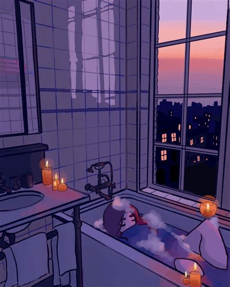 Roomdecoration Roomdesignideas Bathroom Bathtub Art Drawing