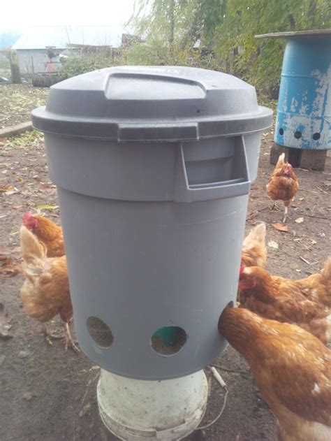 Lets See Your Pictures Of The Homemade Chicken Feeders That You Have Made Please Thank You