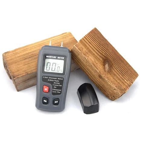 Adeeing Two Pins Digital Wood Moisture Meter With Large Lcd Display