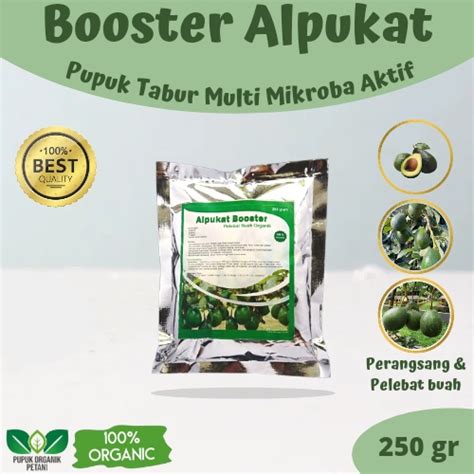 Jual Pupuk Organik Booster Alpukat Perangsang Pelebat Buah Serbuk