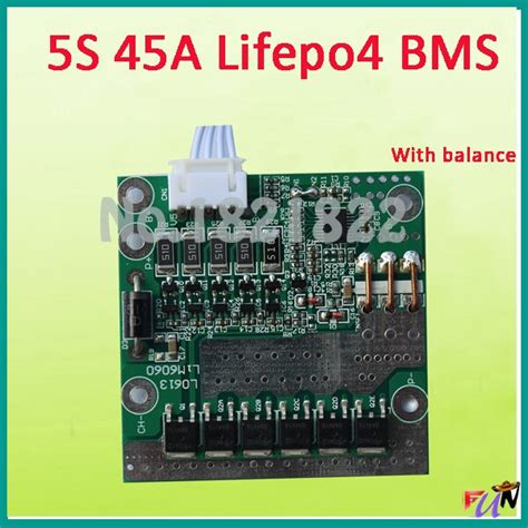 5S 45A lifepo4 BMS PCM lifepo4 Placa de protección de batería bms pcm