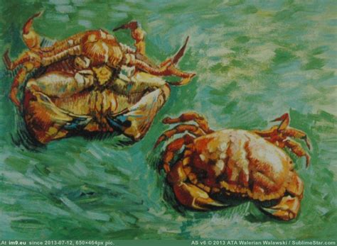 Pic Art Two Painting Gogh Crabs Paintings Van Vincent 72591B