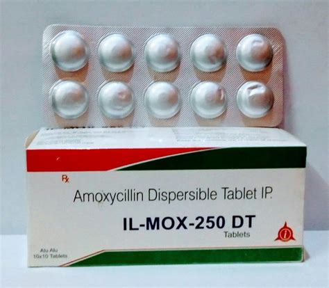 Amoxycillin 250 Mg Tablet Il Mox 250 Dt Tablet At Rs 380 Box