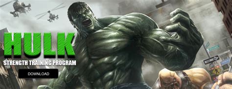 The Hulk 4 Week Workout Program
