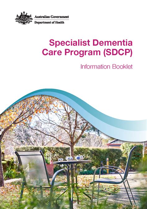 Specialist Dementia Care Program Sdcp Information Booklet