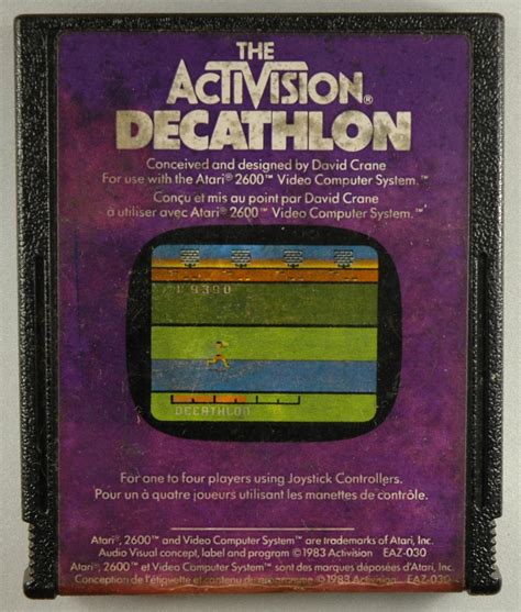 Atari Activision Decathlon The Activision Decathl Flickr