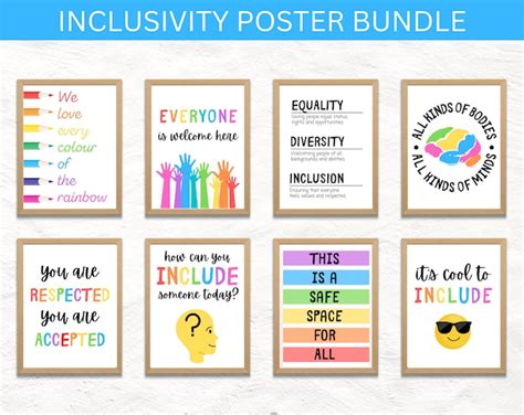 Colorful Neurodiversity Poster Every Brain Is A Good Brain 16 X 20 Awareness Poster Positive