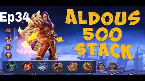 MLBB Aldous With Rank 500 STACK Carry Team Mobile Legends Bang