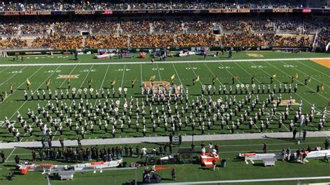 Baylor Golden Wave Band Senior Day Halftime Show Vs Kansas State 2016