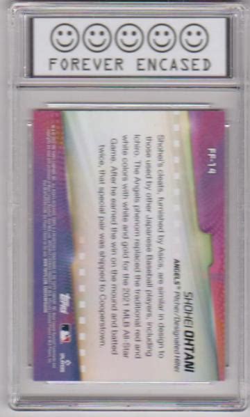 Graded Mint 9 Shohei Ohtani 2022 Topps Flashiest Feet FF 14 Insert