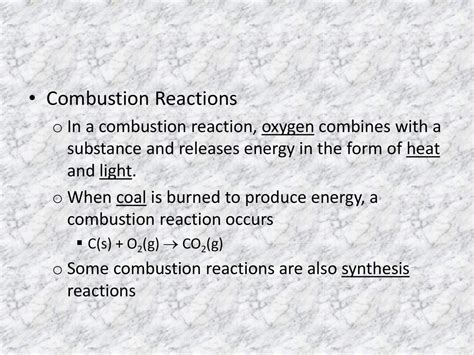 Chapter 9 Chemical Reactions Ppt Download