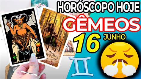 Tenha Cuidado Neste Dia Horoscopo Do Dia De Hoje GÊmeos 16 Junho 2023 ♊