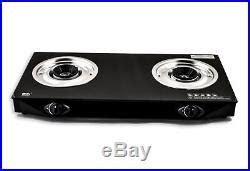 Nj Ngb S Gas Stove Burners Cooker Black Glass Hob Indoor Caravan