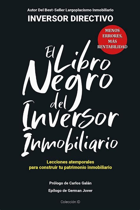 Amazon El Libro Negro Del Inversor Inmobiliario Comete Menos