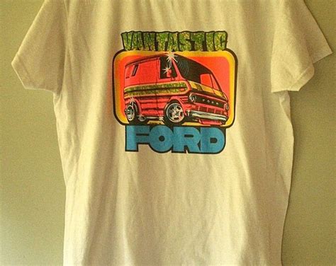 Vantastic Ford Vintage 70s Iron On T Shirt Van Love Etsy