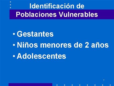 Epidemiologa Y Salud Materno Infantil Programa Materno Infantil