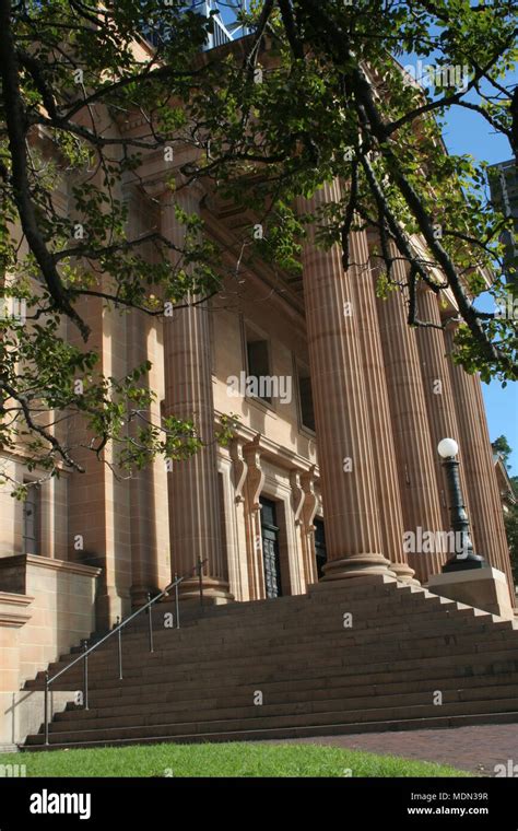 Front View Of The State Library Of New South Wales Also Known As The