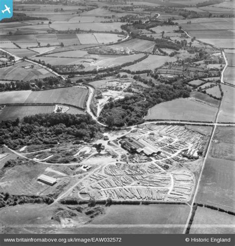 Eaw032572 England 1950 Norcon Ltd Concrete Pipe Works At Smestow Bridge And Environs Trysull