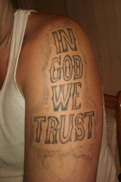 30+ Expressive In God We Trust Tattoo Designs for Men – EntertainmentMesh