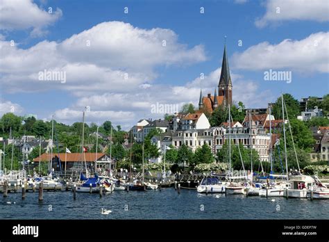 Port of Flensburg, Schleswig-Holstein, Germany Stock Photo - Alamy