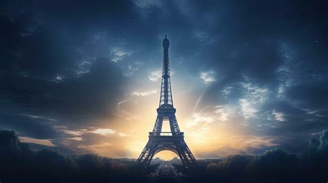 Eiffel Tower. silhouette concept 27447108 Stock Photo at Vecteezy