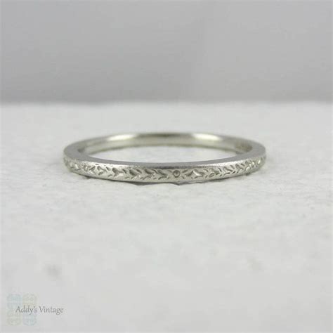 Engraved Platinum Wedding Band - jenniemarieweddings