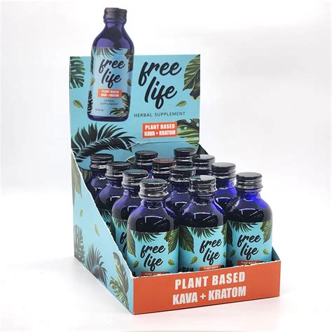 FREE LIFE KAVA KRATOM EXTRA STRENGTH SHOT Vape Plus