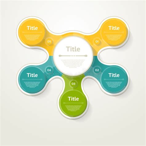 Wektorowy Infographic Szablon Dla Diagrama Wykres Prezentacja